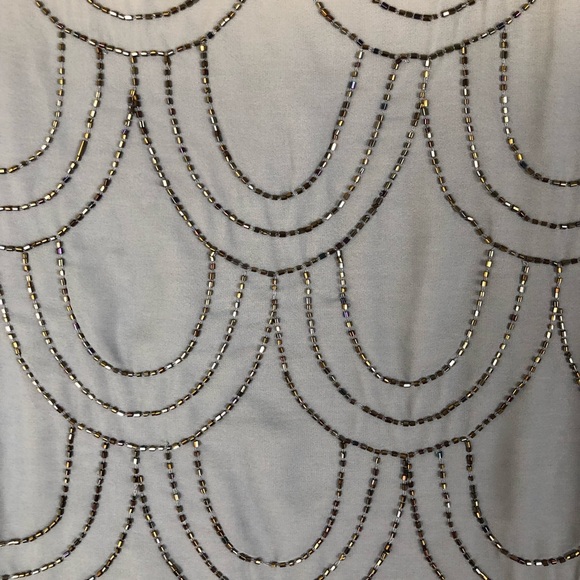 Logo Lavish by Lori Goldstein Tunic Top Women's Small Beaded Tank Blouse size L - Picture 2 of 7